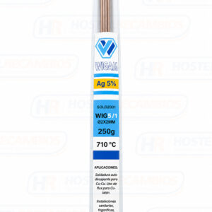 VARILLA SOLDAR CUADRADA 5%AG Ø2MM (250GR)