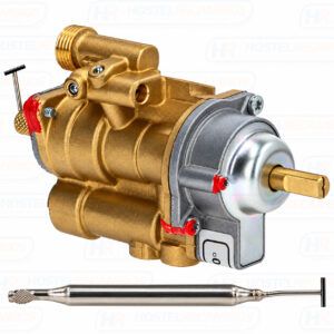 GRIFO GAS TERMOSTÁTICO PEL25ST 100-300º HORNO