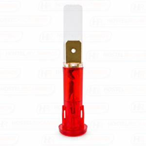 Piloto Rojo Ø10mm 230V Faston