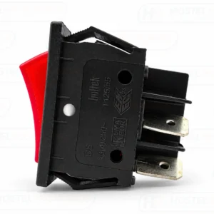 INTERRUPTOR 30X22MM ROJO 230V BIPOLAR