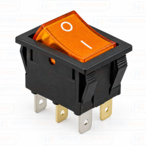 INTERRUPTOR ÁMBAR 30X22MM 16A 250V BIPOLAR